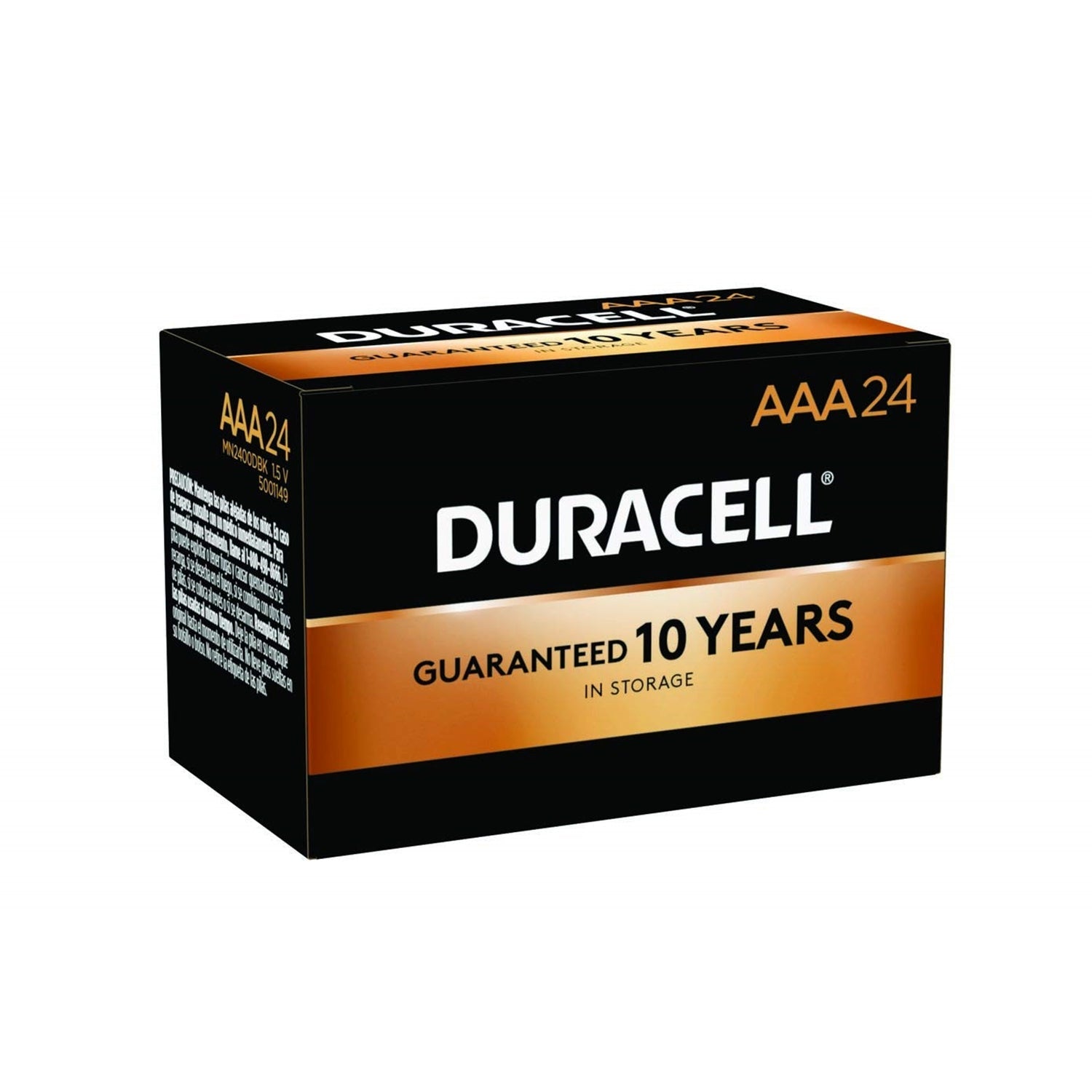 Piles alcalines 9 V Duracell Coppertop, longue durée, tout usage