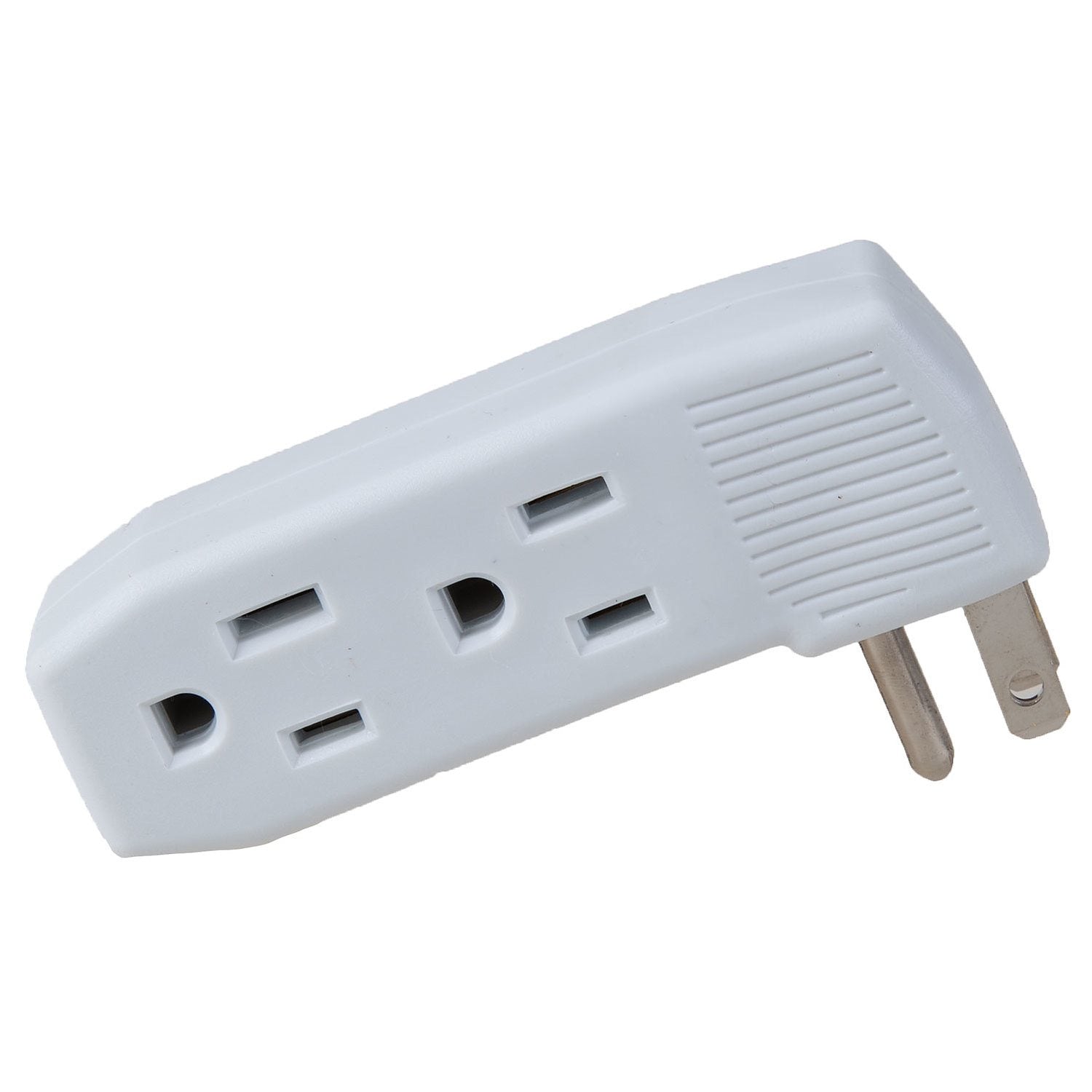 Elink EL-676 Adaptateur 3 Prises Latérales Avec Mise A La Terre Blanc (BOITE DE 12) - Simple Boutique