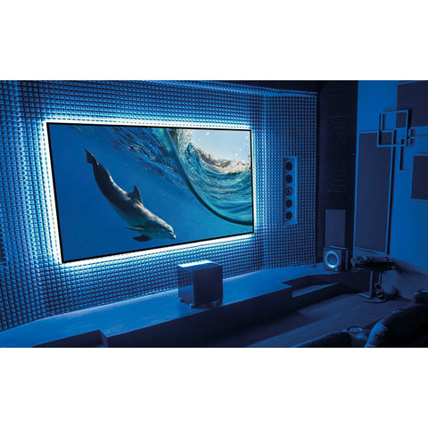 EluneVision - Écran de Projection NanoEdge ALR Perforé, Rejet de la Lumière Ambiante, Aurora 4K, 16:9