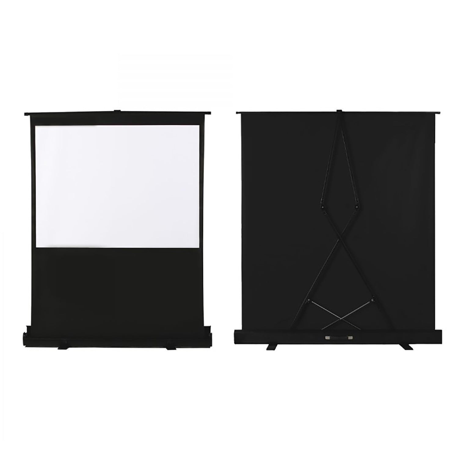 EluneVision - Écran de Projection Portable à Levage Pneumatique, Format de Définition Standard 4:3 - Simple Boutique