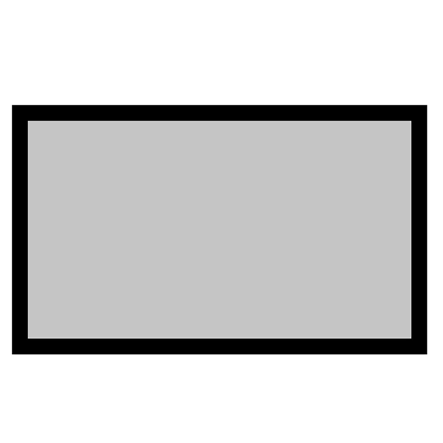 EluneVision - Toile de Projection Grise à Cadre Fixe, Elara, Format Haute Défénition 16:9 - Simple Boutique