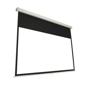 EluneVision - Toile de Projection Manuelle avec Retour Contrôlé, Atlas, Format Haute Définition 16:9 - Simple Boutique