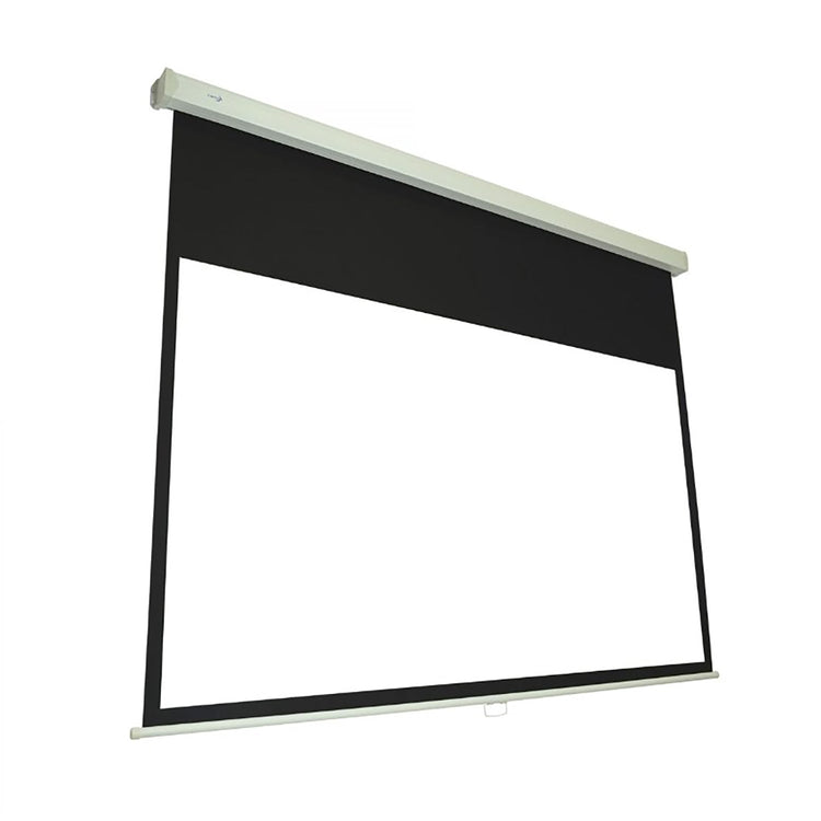 EluneVision - Toile de Projection Manuelle avec Retour Contrôlé, Atlas, Format Haute Définition 16:9 - Simple Boutique
