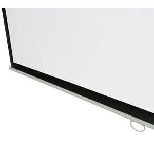EluneVision - Toile de Projection Manuelle avec Retour Contrôlé, Atlas, Format Haute Définition 16:9 - Simple Boutique