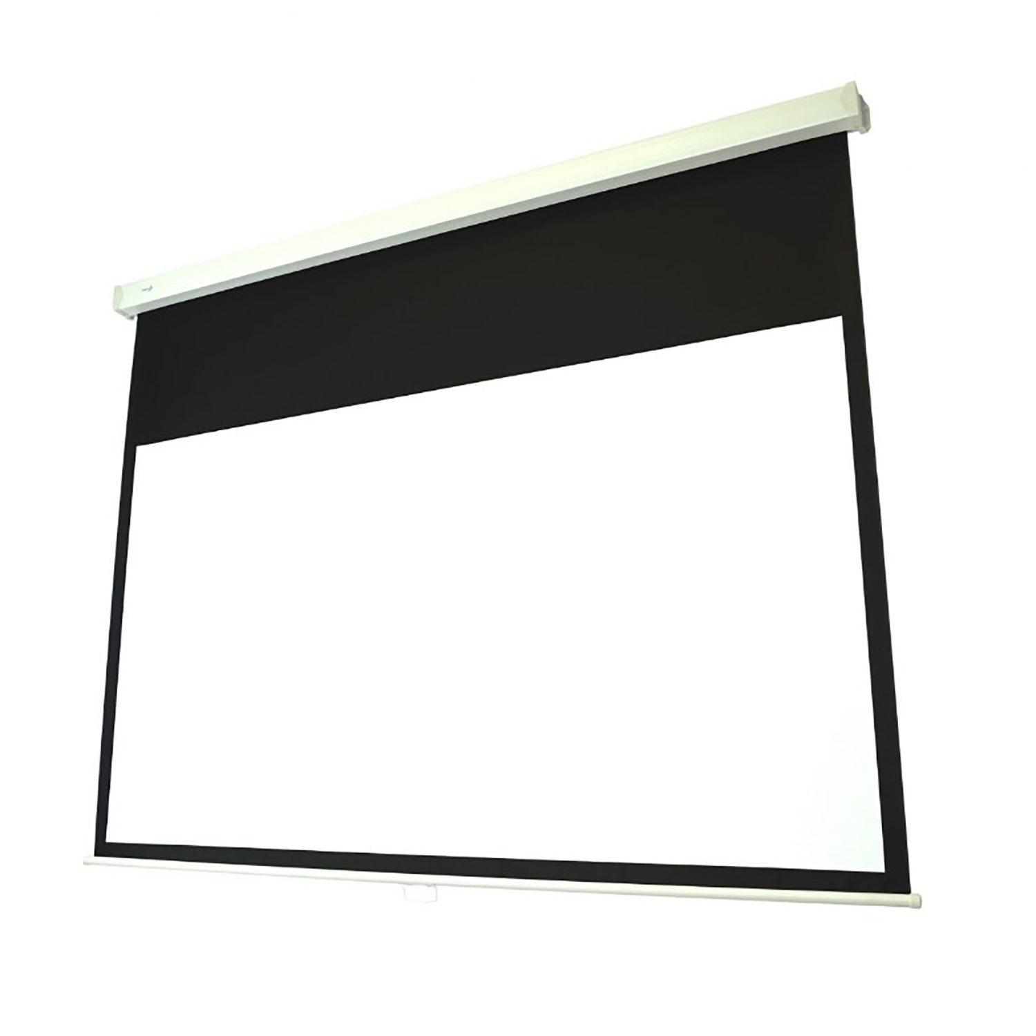 EluneVision - Toile de Projection Manuelle avec Retour Contrôlé, Atlas, Format Haute Définition 16:9 - Simple Boutique
