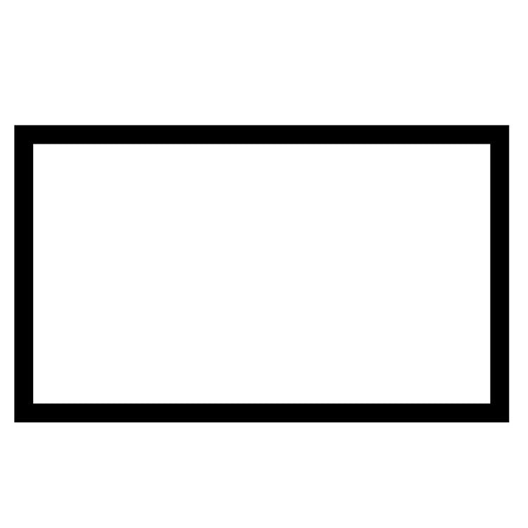 EluneVision - Toile de Projection à Cadre Fixe, Elara, Format Haute Défénition 16:9 - Simple Boutique