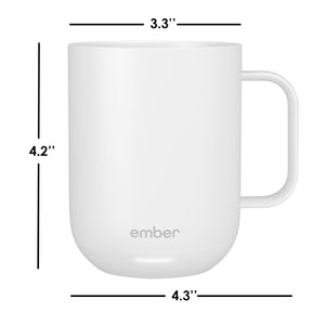 Ember - Tasse avec Contrôle Intelligent de la Température, Capacité de 295ml, Blanc - Simple Boutique