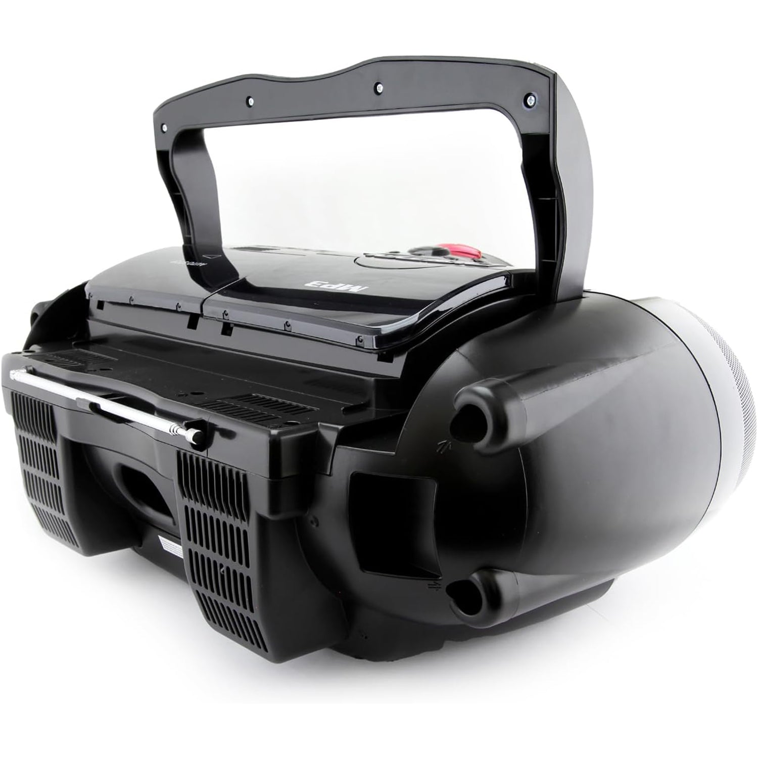 Emerson - BoomBox Portable avec Lecteur CD et Casette, Bluetooth, Radio AM/FM, Entrée USB, Rouge - Simple Boutique