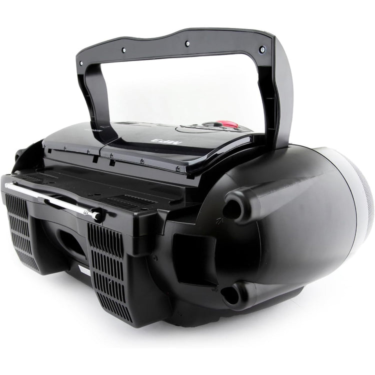 Emerson - BoomBox Portable avec Lecteur CD et Casette, Bluetooth, Radio AM/FM, Entrée USB, Rouge - Simple Boutique