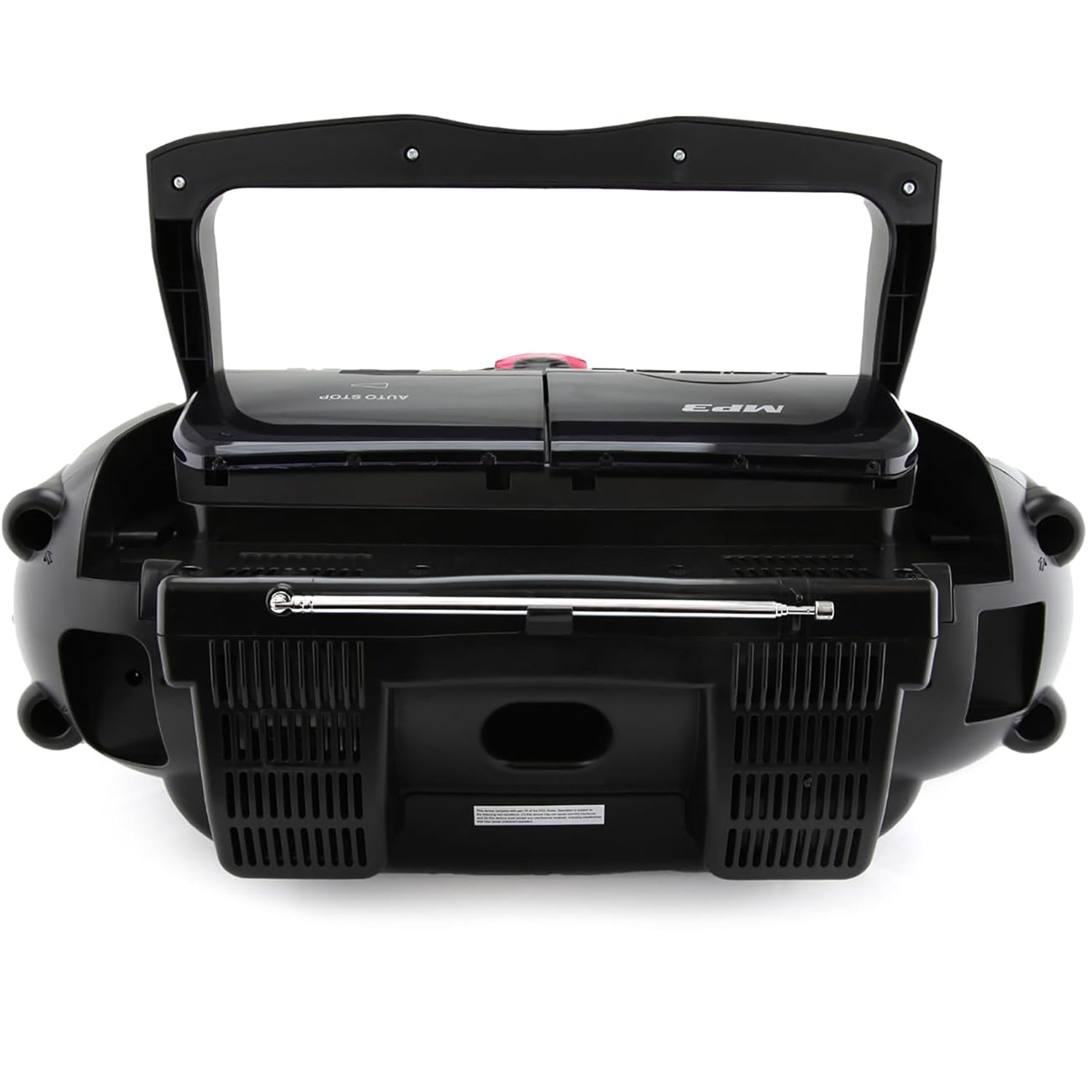 Emerson - BoomBox Portable avec Lecteur CD et Casette, Bluetooth, Radio AM/FM, Entrée USB, Rouge - Simple Boutique