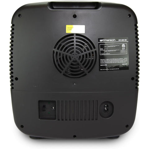 Emerson - Mini Réfrigérateur Portable Cooler XL, Capacité de 9 Litres ou 12 Canettes, Noir