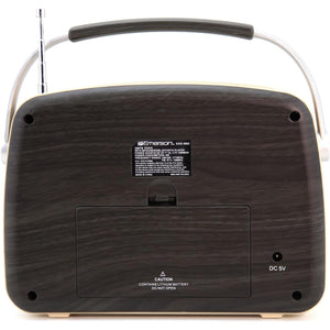 Emerson - Radio Rétro Portable avec Batterie Rechargeable, Bluetooth 5.0 - Simple Boutique