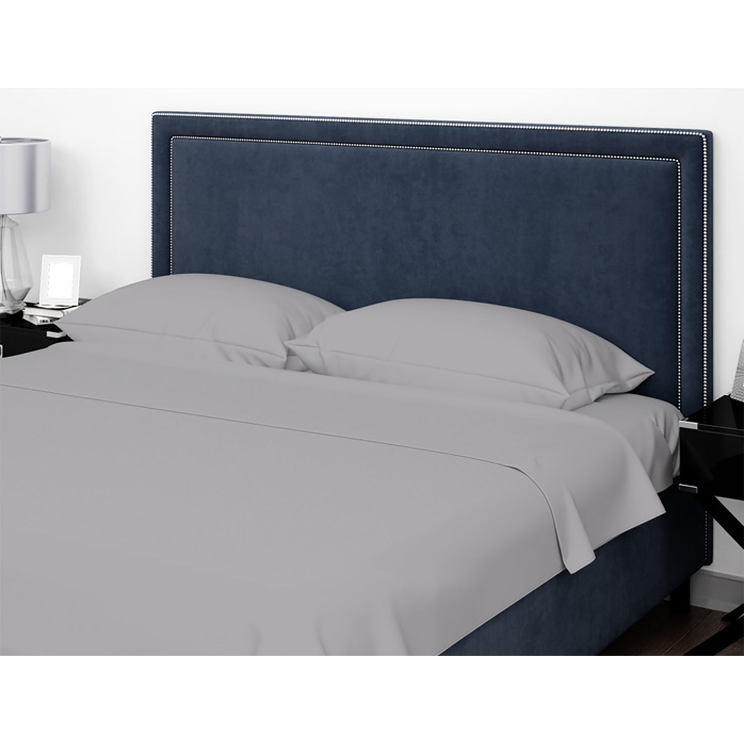 Ensemble de Draps de Flanelle, 100% Coton, Grandeur Simple, Gris Pâle - Simple Boutique