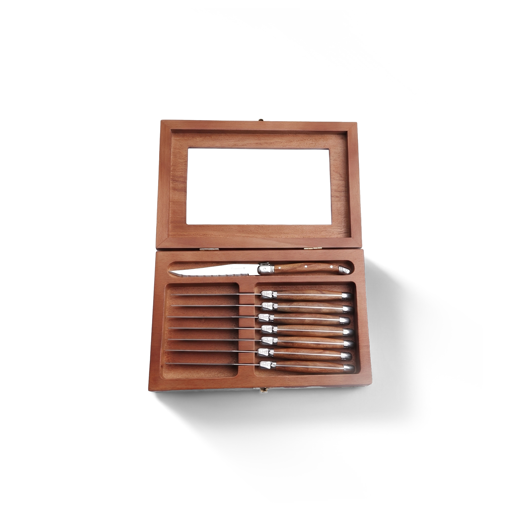 Ensemble de couteaux à steak Laguiole, 8 pièces avec coffret en bois - Simple Boutique
