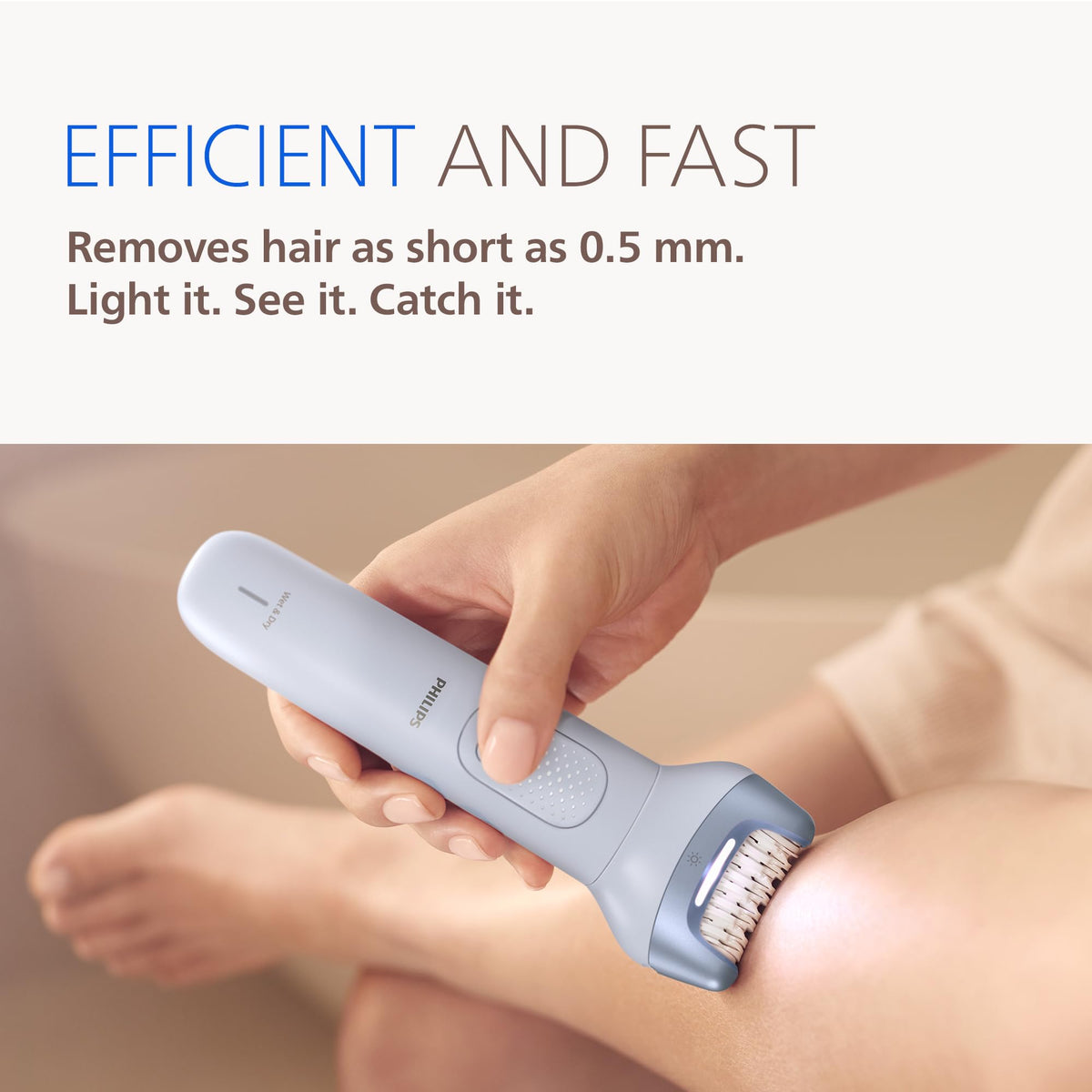 Épilateur Series 8000 pour jambes et corps BRE708/00 - Simple Boutique