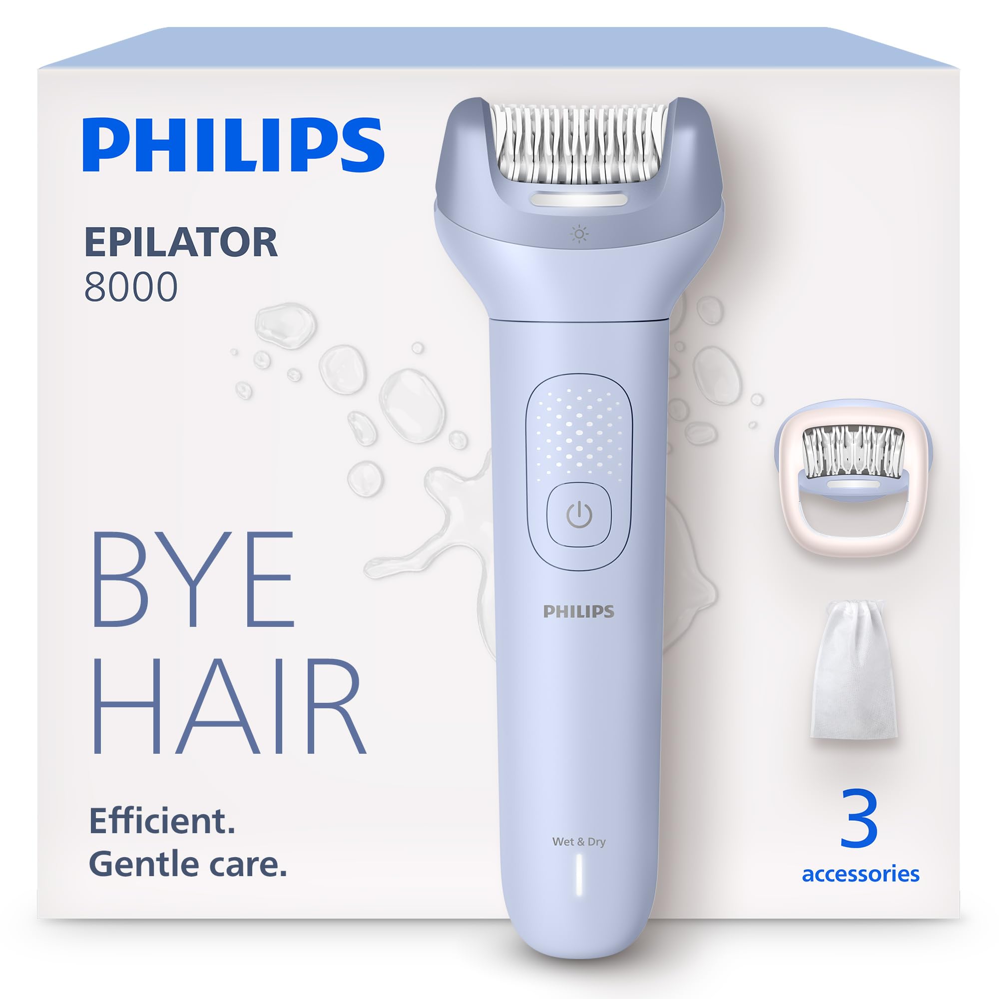 Épilateur Series 8000 pour jambes et corps BRE708/00 - Simple Boutique