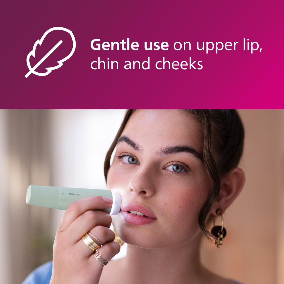 Épilateur Visage 5000 Sans Fil BRR474/00 - Simple Boutique