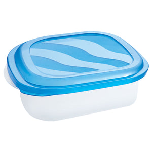 EraWare Contenants Carrés de Conservation Alimentaire 180 ml, 6 oz, avec Couvercle, Fabriqués au Canada, Lot de 18 - Simple Boutique