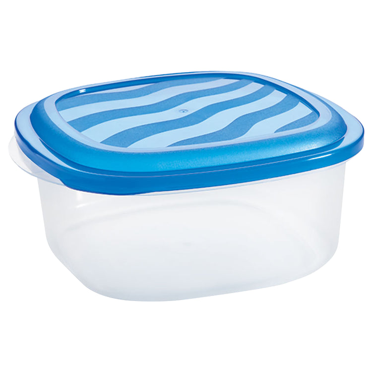 EraWare Contenants Carrés de Conservation Alimentaire 1,83 L, 62 oz, avec Couvercle, Fabriqués au Canada, Lot de 6 - Simple Boutique
