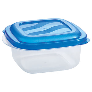 EraWare Contenants Carrés de Conservation Alimentaire 470 ml, 16 oz, avec Couvercle, Fabriqués au Canada, Lot de 18 - Simple Boutique