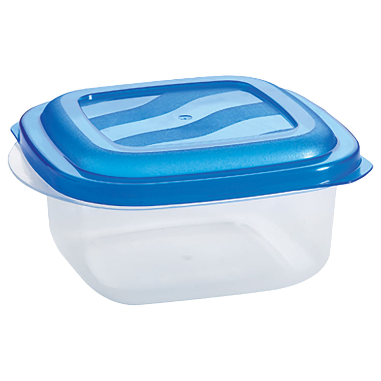 EraWare Contenants Carrés de Conservation Alimentaire 470 ml, 16 oz, avec Couvercle, Fabriqués au Canada, Lot de 18 - Simple Boutique