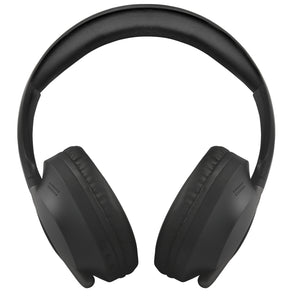 Escape Casque d'Écoute Sans Fil Pliable à Plat avec Radio FM, Micro SD et Câble AUX, Noir - Simple Boutique