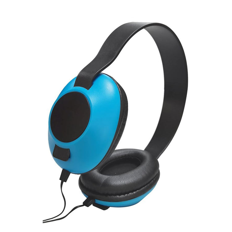 Escape - Écouteurs Filaire Stéréo avec Microphone Intégré, Bleu - Simple Boutique