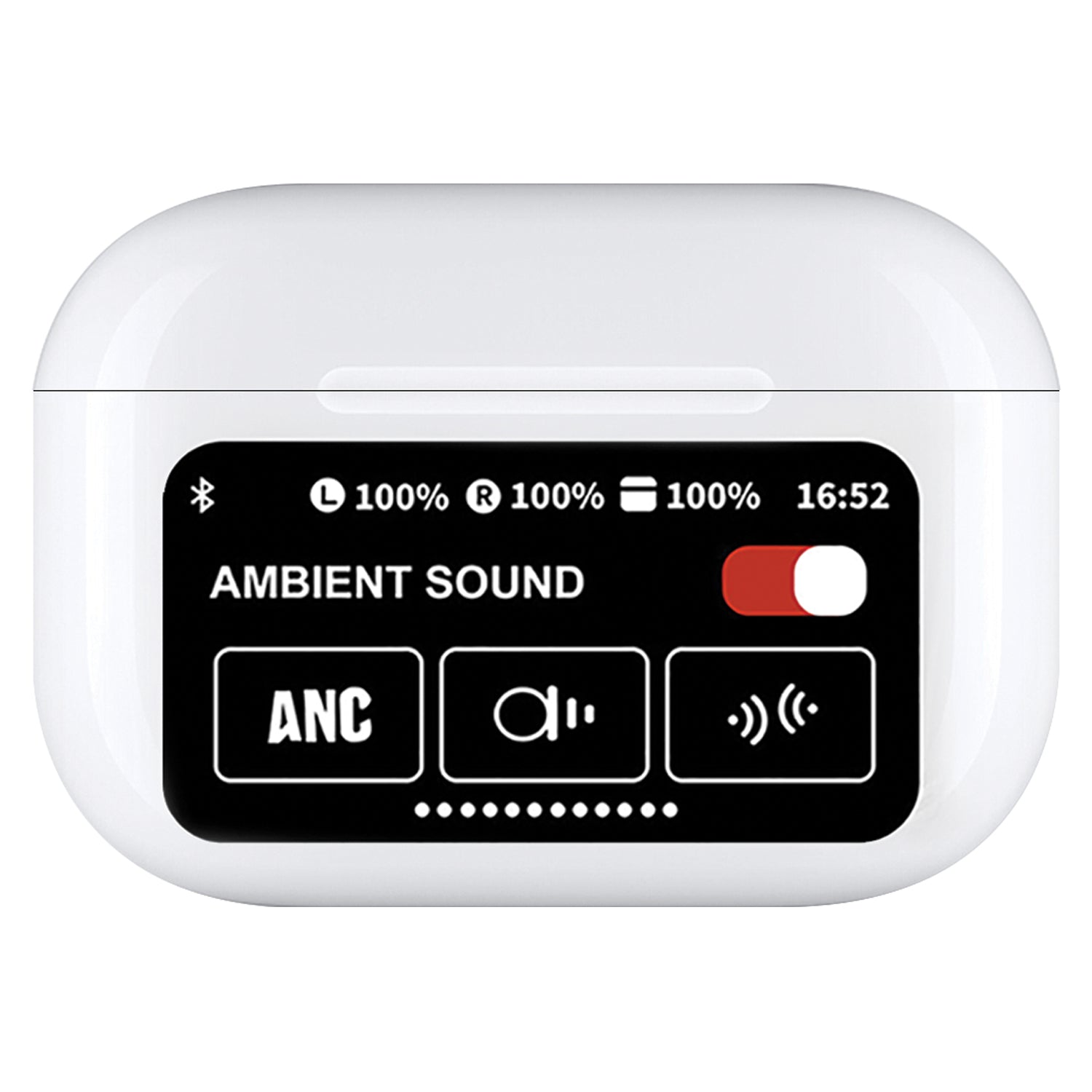 Escape Écouteurs Sans Fil ANC et ENC avec Étui de Charge Intelligent à Écran Tactile, Blanc - Simple Boutique