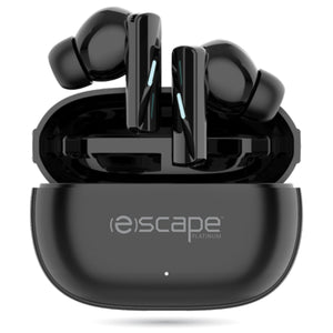 Escape Écouteurs Sans Fil à Réduction de Bruit ANC et ENC avec Étui de Charge, Noir - Simple Boutique