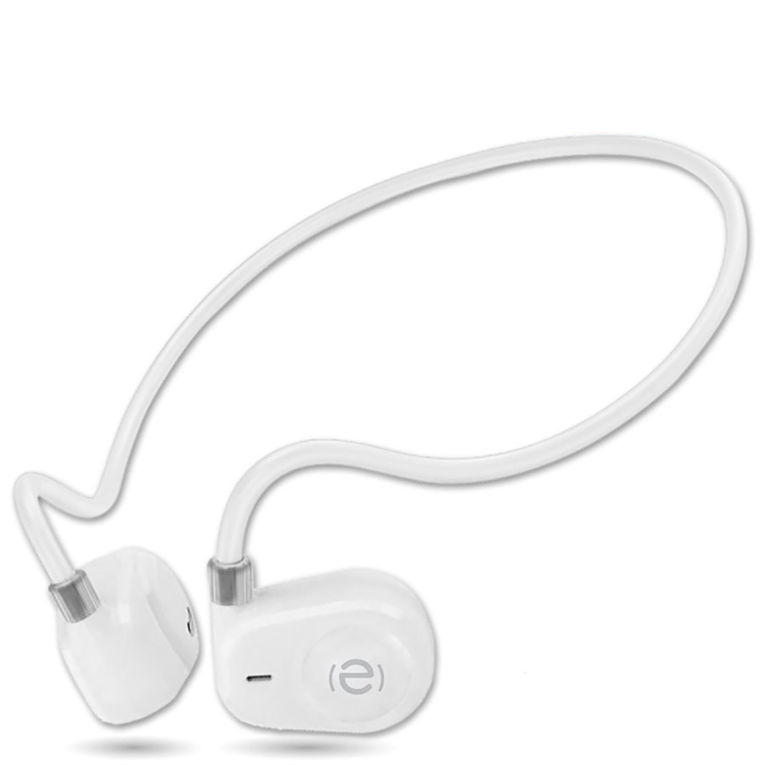Escape - Écouteurs Stéréo à Conduction d'air Sans-Fil, Commande Tactile, Blanc - Simple Boutique