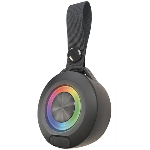 Escape - Haut-Parleur Bluetooth Rechargeable avec Éclairage RGB, Noir