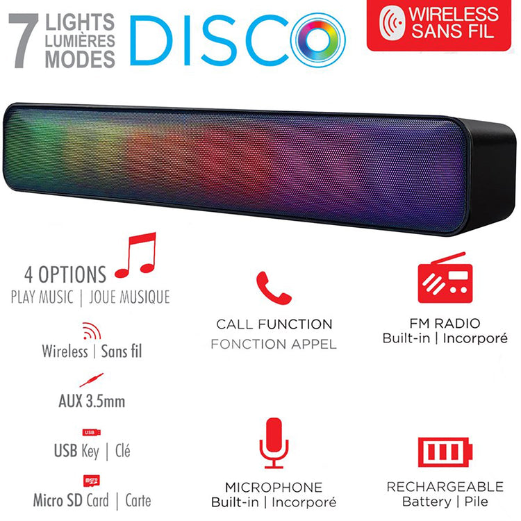 Escape - Haut-Parleur Bluetooth Rechargeable avec Radio FM et Microphone, Noir - Simple Boutique
