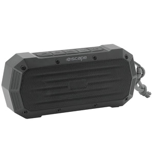 Escape Haut-Parleur Sans Fil Étanche IPX7 avec Radio FM, 10 h d'Autonomie, Noir - Simple Boutique