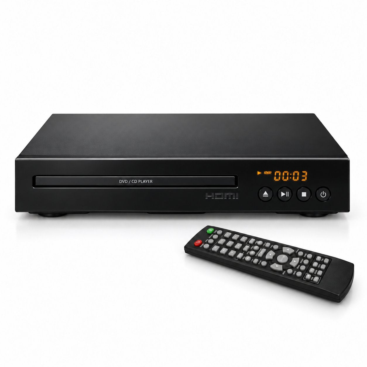 Escape Lecteur DVD HDMI 1080p avec Télécommande, Sorties Composantes et AV, Noir - Simple Boutique