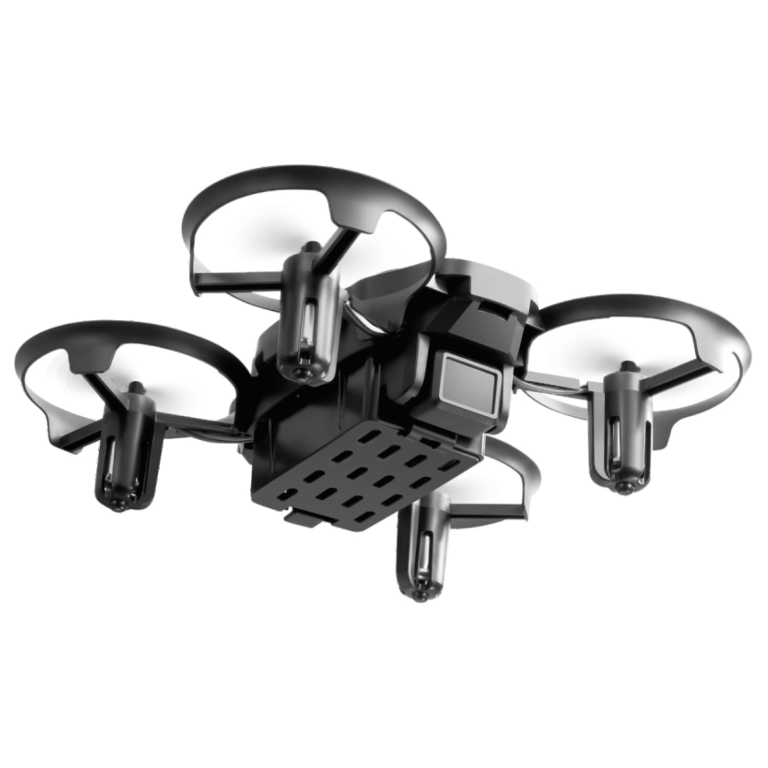 Escape Mini Drone Quadricoptère avec Télécommande et Protège-Hélices, Rouge et Noir - Simple Boutique