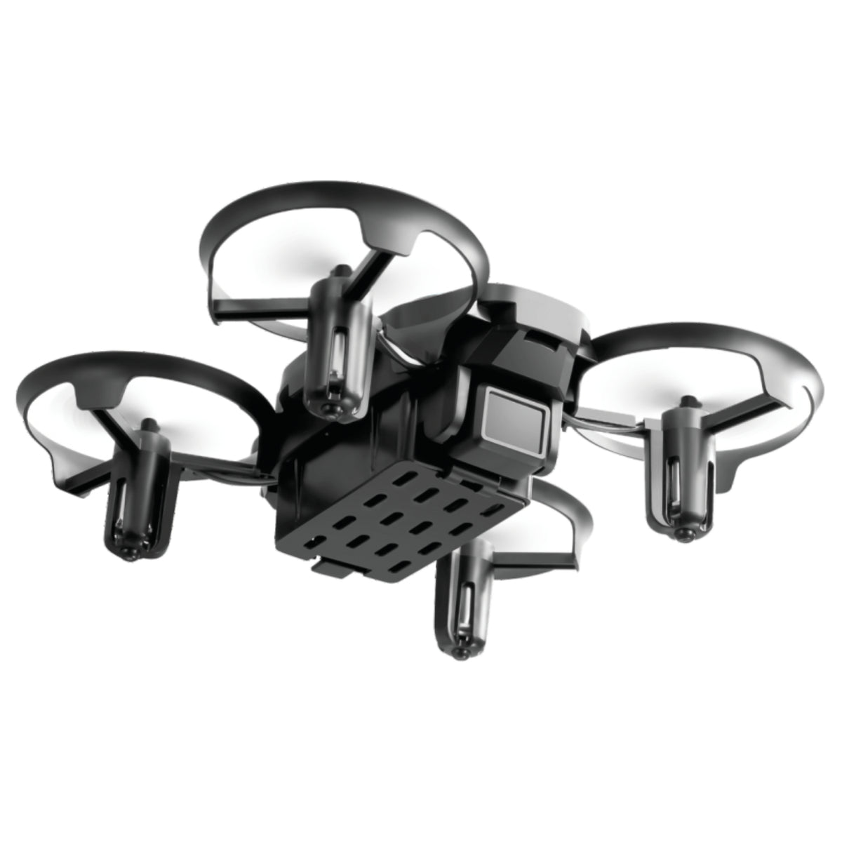 Escape Mini Drone Quadricoptère avec Télécommande et Protège-Hélices, Rouge et Noir - Simple Boutique