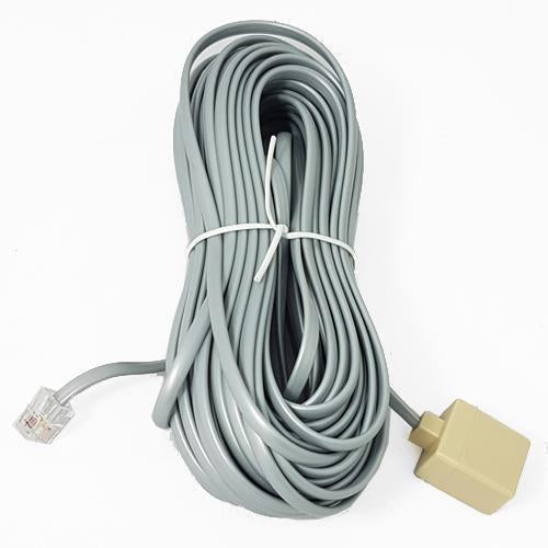 Extension M/F téléphone de 4 conducteurs plat 50pi. - Simple Boutique