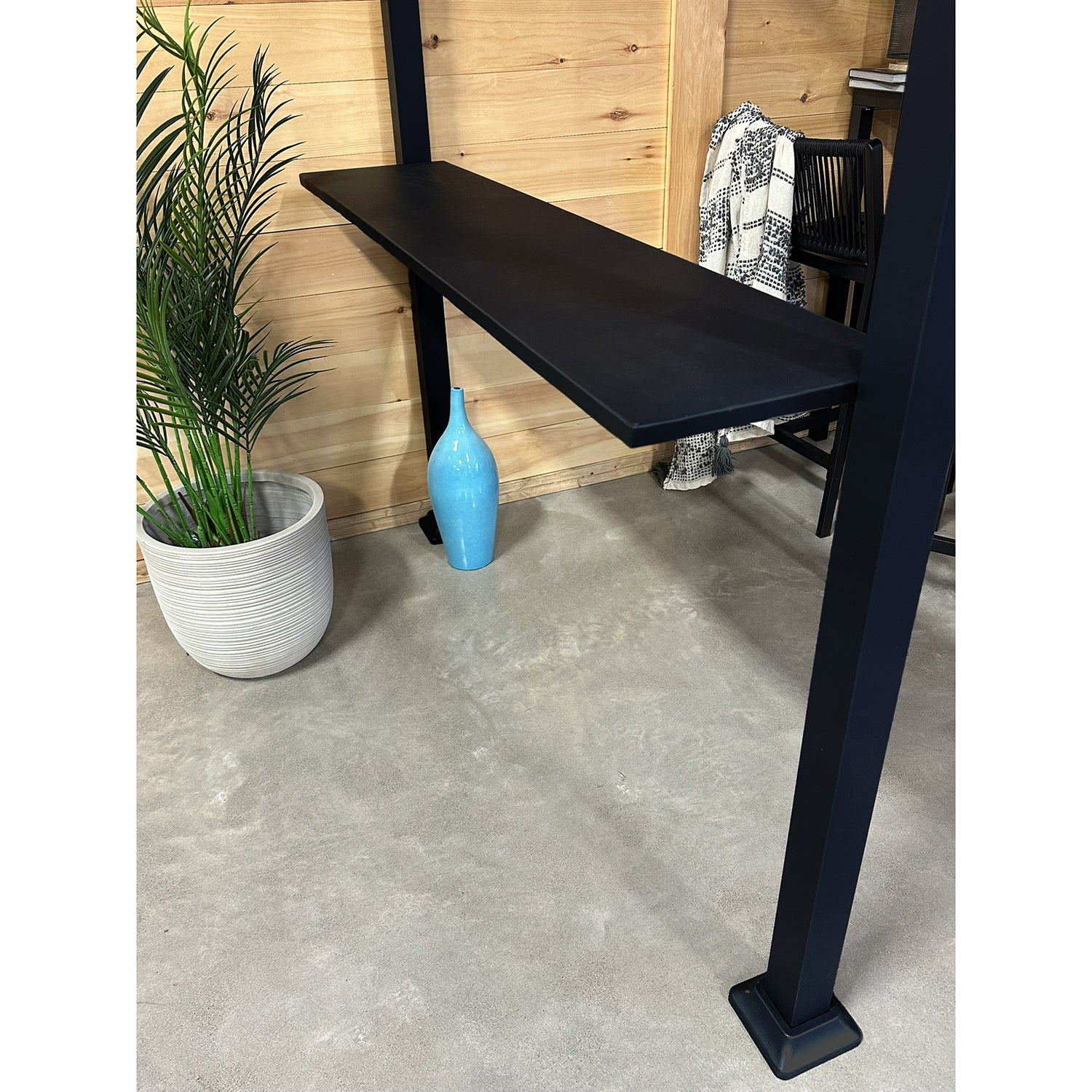 F. Corriveau International - Abri de Jardin à Toit Rigide, 5' x 8', Avec Table d'appoint - Simple Boutique