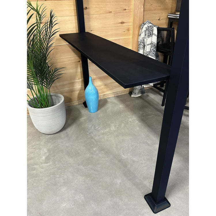 F. Corriveau International - Abri de Jardin à Toit Rigide, 5' x 8', Avec Table d'appoint - Simple Boutique
