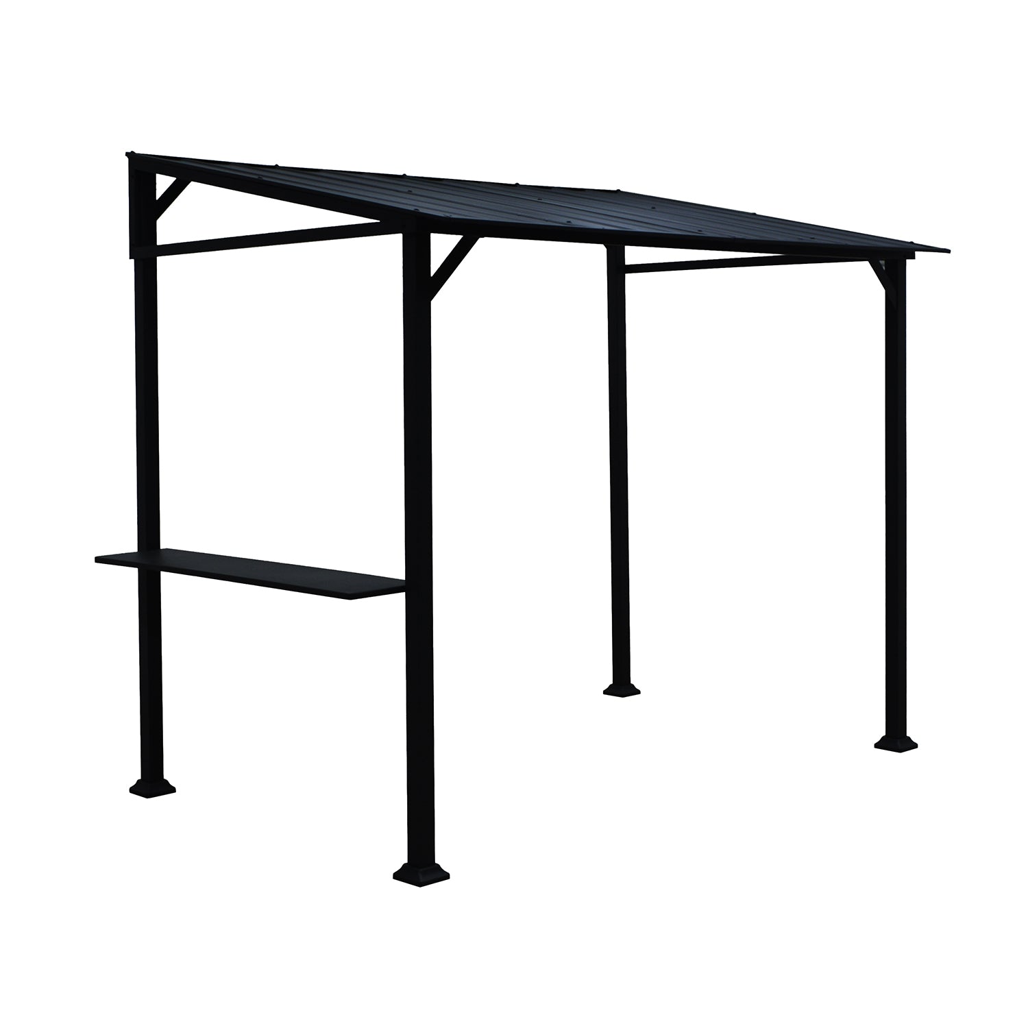 F. Corriveau International - Abri de Jardin à Toit Rigide, 5' x 8', Avec Table d'appoint - Simple Boutique