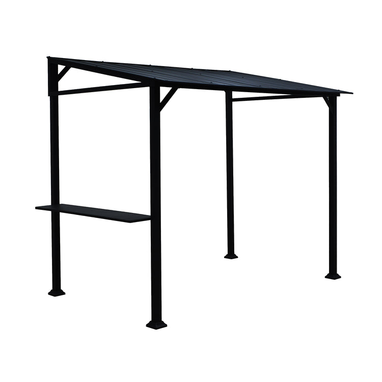 F. Corriveau International - Abri de Jardin à Toit Rigide, 5' x 8', Avec Table d'appoint - Simple Boutique