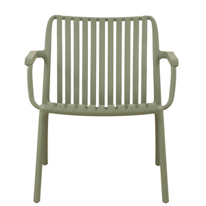 F. Corriveau International - Chaise avec Accoudoir Summer, Intérieur/Extérieur, Vert - Simple Boutique