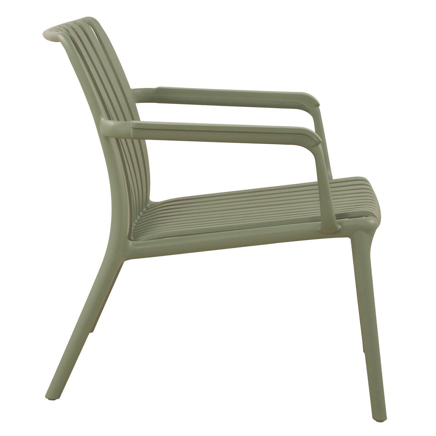 F. Corriveau International - Chaise avec Accoudoir Summer, Intérieur/Extérieur, Vert - Simple Boutique