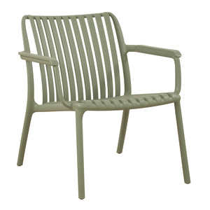 F. Corriveau International - Chaise avec Accoudoir Summer, Intérieur/Extérieur, Vert - Simple Boutique