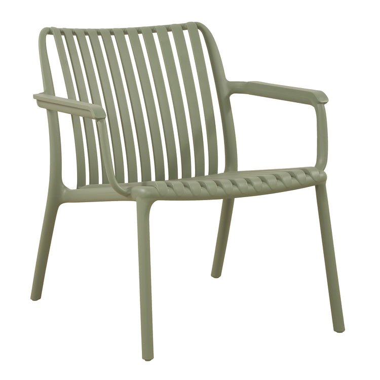 F. Corriveau International - Chaise avec Accoudoir Summer, Intérieur/Extérieur, Vert - Simple Boutique