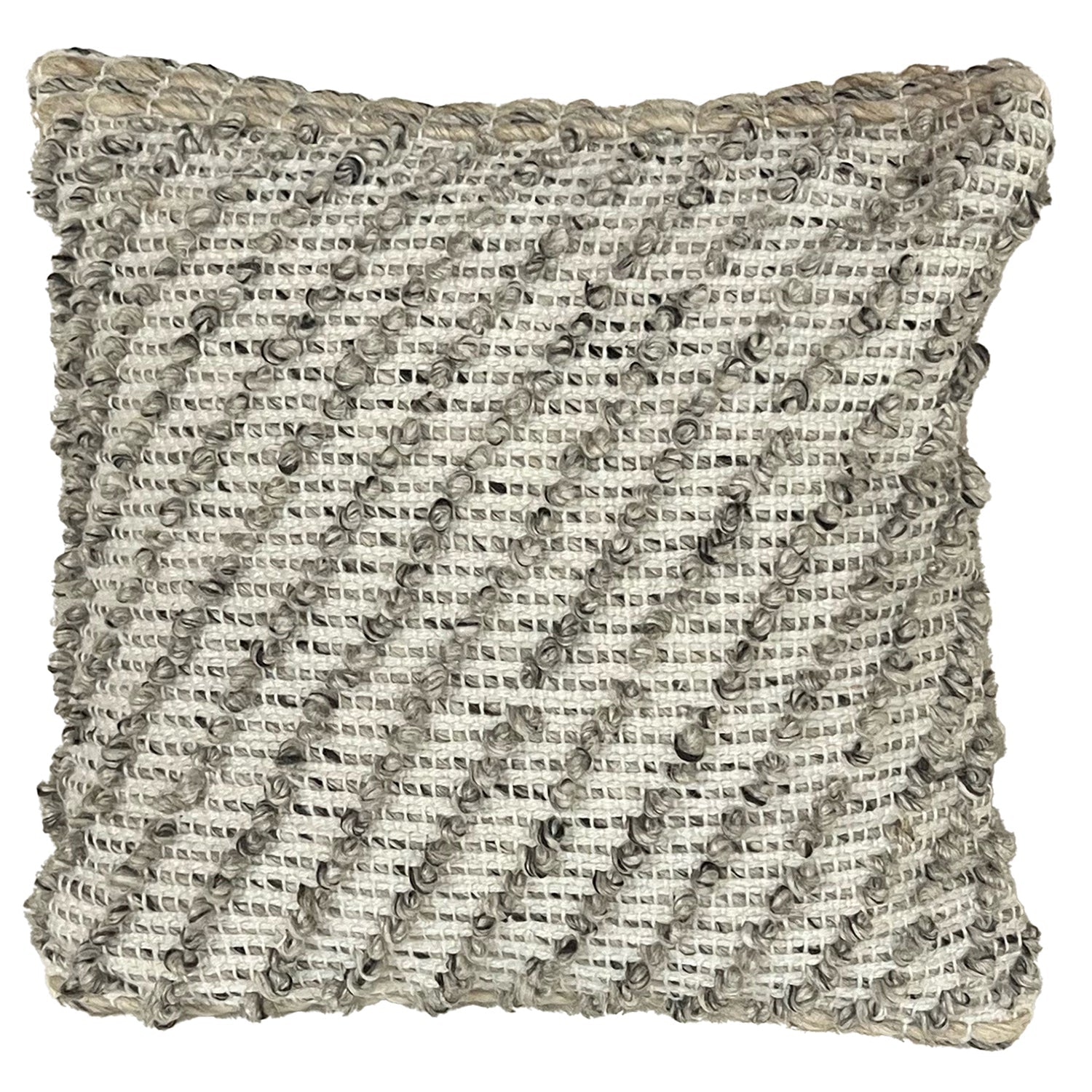 F. Corriveau International - Coussin Texturé Terra, Intérieur/Extérieur, 18" x 18" - Simple Boutique