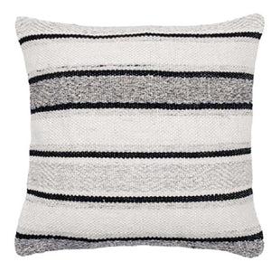 F. Corriveau International - Coussin à Rayure Element, Intérieur/Extérieur, 18" x 18" - Simple Boutique