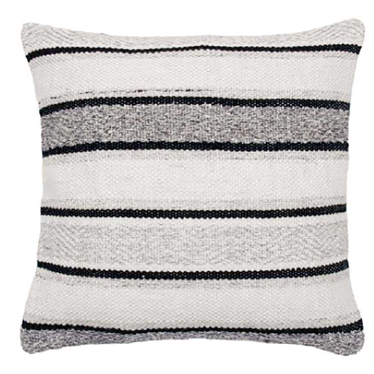 F. Corriveau International - Coussin à Rayure Element, Intérieur/Extérieur, 18" x 18" - Simple Boutique