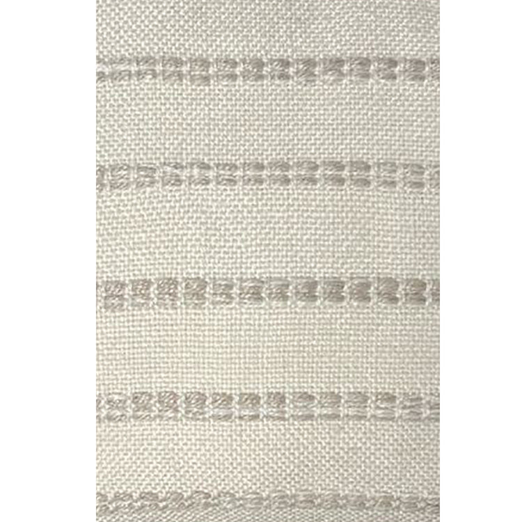 F. Corriveau International - Coussin à Rayures Naturelles, Intérieur/Extérieur, 18" x 18" - Simple Boutique