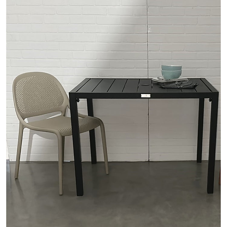 F. Corriveau International - Ensemble de 4 Chaises à Dîner Summer, Intérieur/Extérieur, Greige - Simple Boutique